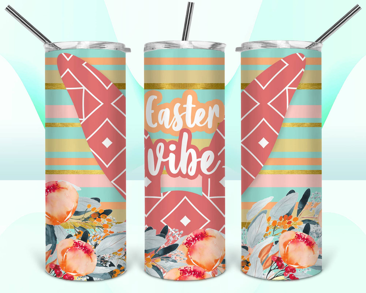 20oz Stainless Steel Tumbler - Easter Vibe