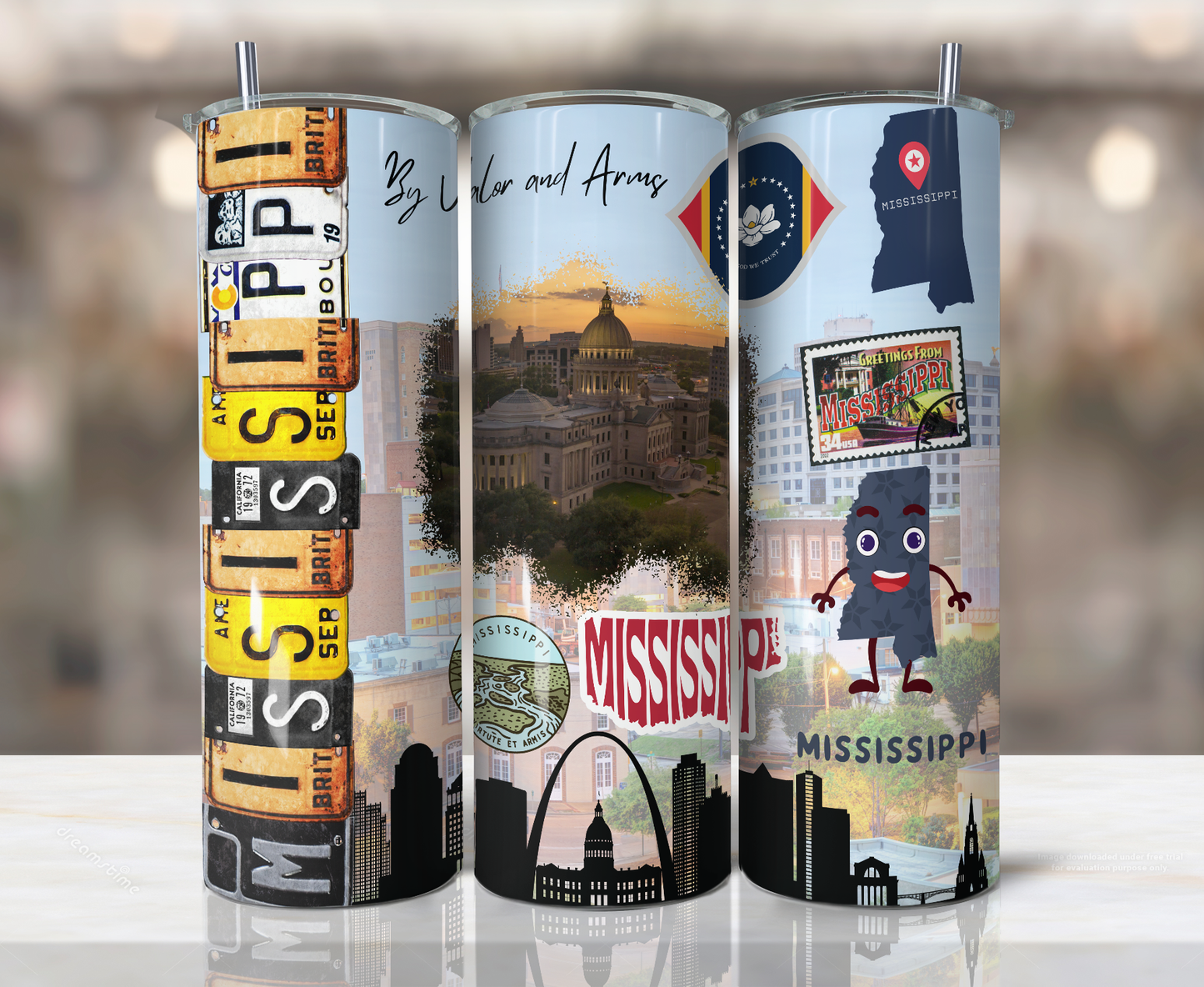 20oz Tumbler or Bluetooth - States - Mississippi