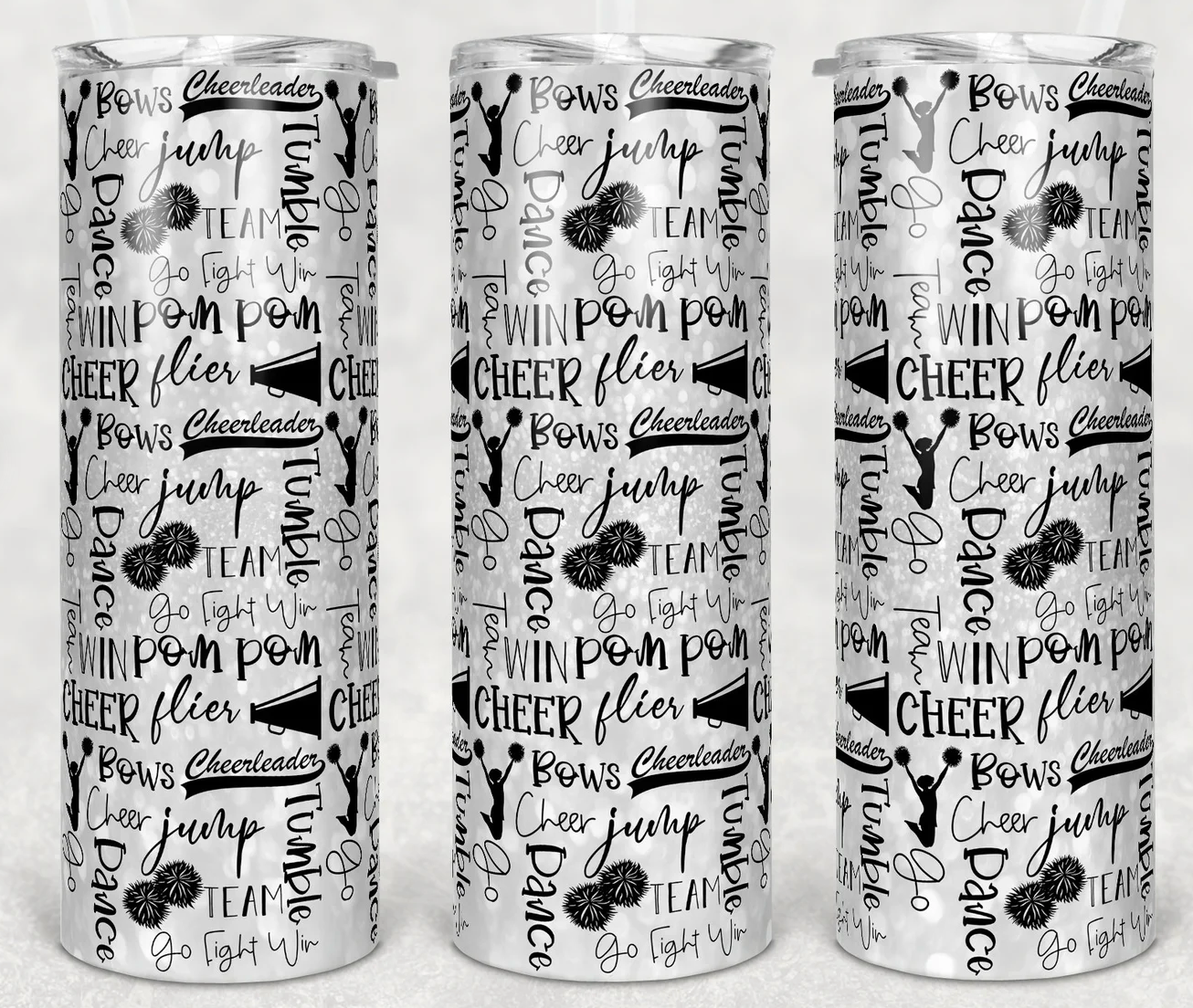 20oz Stainless Steel Tumbler - Cheer