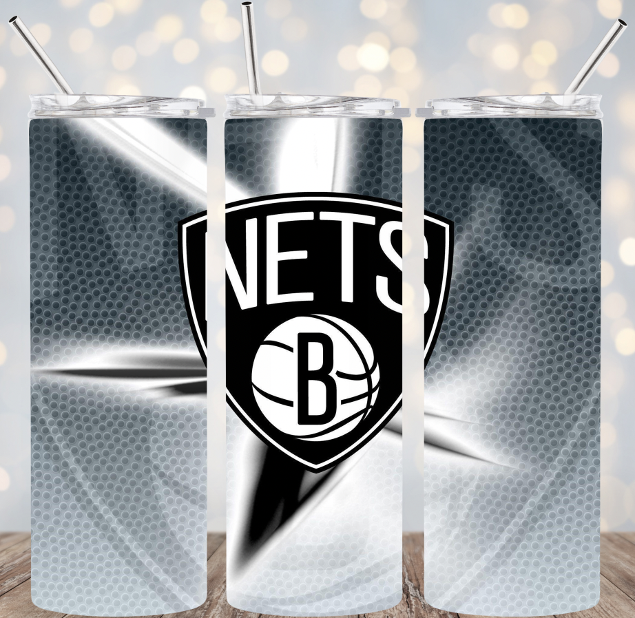 20oz Stainless Steel Tumbler - NBA - Brooklyn Nets