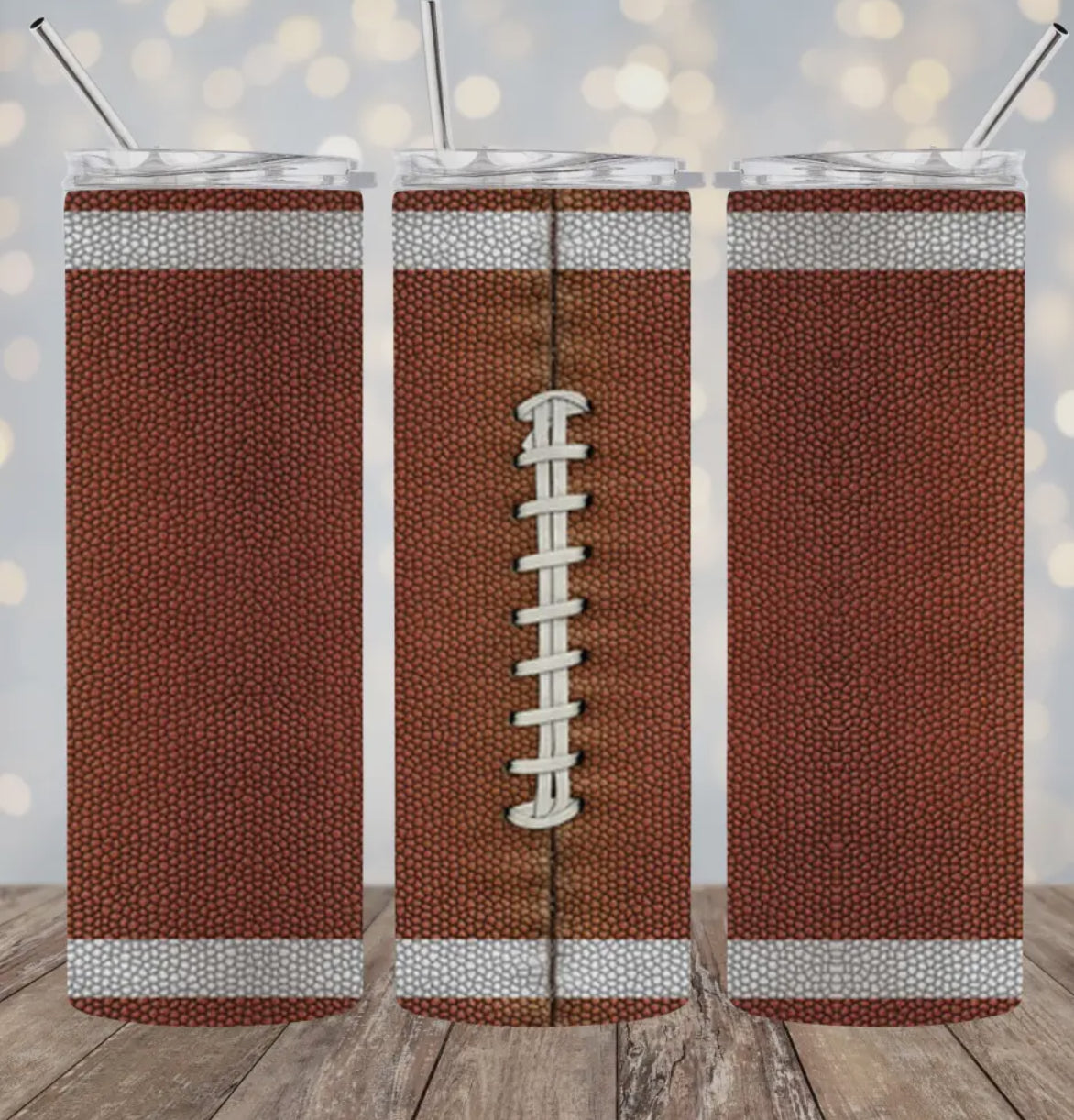 20oz Stainless Steel Tumbler - Football