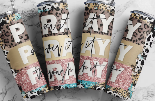 20oz Stainless Steel Tumbler -Pray